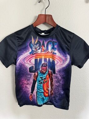 Space Jam Tune Squad Graphic Kids Tee - Black/Purple XS Kids